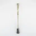 art. 124 Bombilla Malevo Alpaca Nacional caño redondo con resorte con bisagra de alpaca y pico de loro