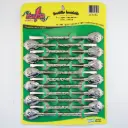 art. 410 Blister Bombilla Malón bronce niquelado desarmable caño largo repujado