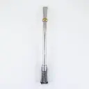 art. 720 Bombilla Malón Acero Inoxidable caño redondo virola de bronce con resorte y bisagra