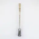 art. 710 Bombilla Ivinox Bronce Niquelado caño repujado virola de bronce pico bañado con resorte y bisagra