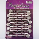 art. 512 Blister Bombilla Argentina bronce niquelado desarmable caño largo plano