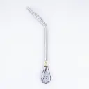 art. 955 Bombilla Malón Acero Inoxidable caño largo redondo con refuerzo de bronce y pico reforzado