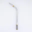 art. 940 Bombilla Malón Acero Inoxidable caño largo redondo con resorte y virola de bronce y pico de loro