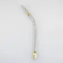 art. 1072 Bombilla Malón Acero Inoxidable caño largo redondo con coco tambor y virola de bronce y pico de loro