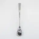 art. 127 Bombilla Malevo Acero Inoxidable caño redondo con pico de loro y coco paleta